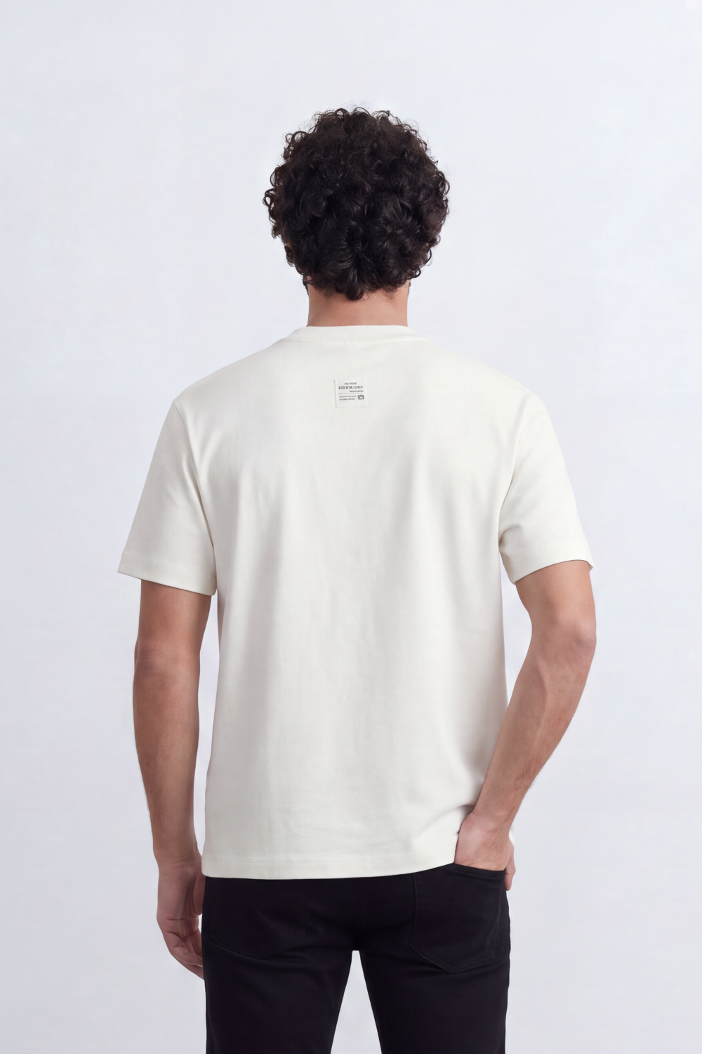 Men's Tomato Store T-Shirt Raised Chenille Collegiate Typography Clean Crew Neck Soft Regular Fit