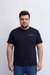 Men's Tomato Store Big Size Graphic T-Shirt Stay Strong Front And Back Slogan Typography Regular Fit