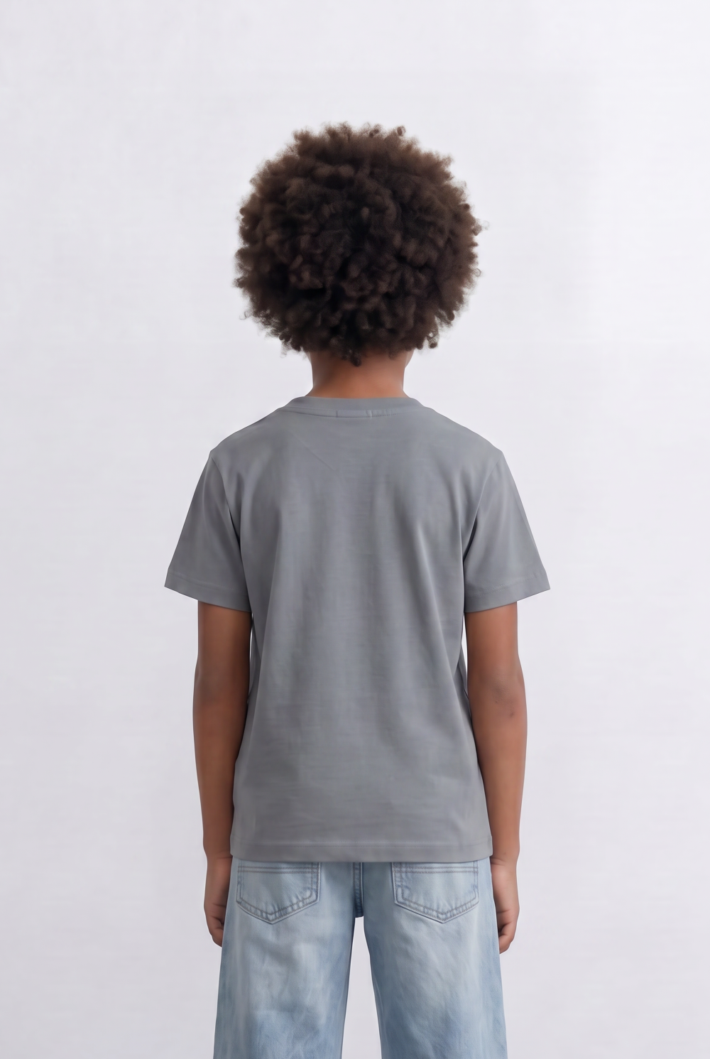 Boy's Tomato Store Minimal Badge T-Shirt Small Chest Label Detail Clean Front Design