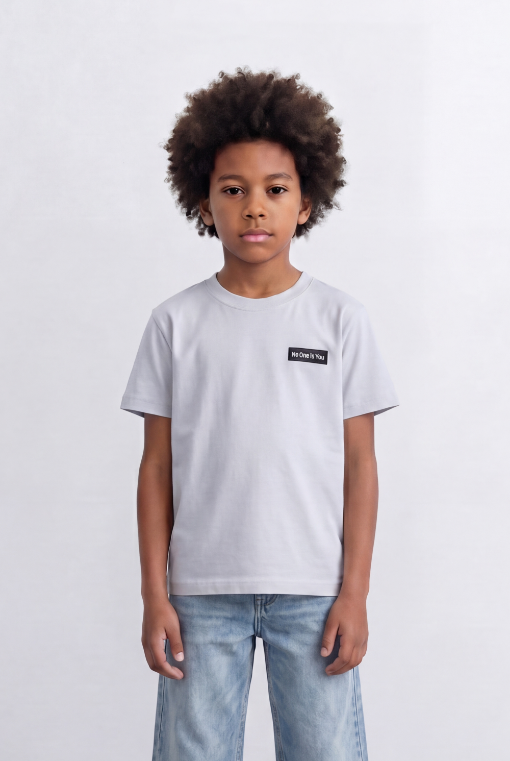 Boy's Tomato Store Minimal Badge T-Shirt Small Chest Label Detail Clean Front Design