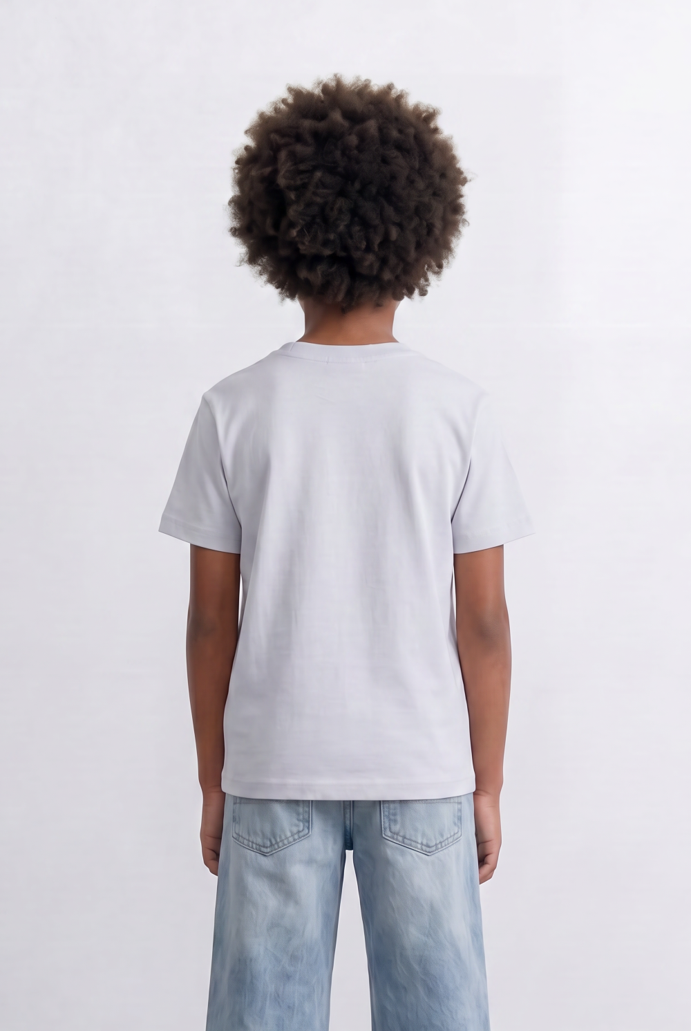 Boy's Tomato Store Minimal Badge T-Shirt Small Chest Label Detail Clean Front Design