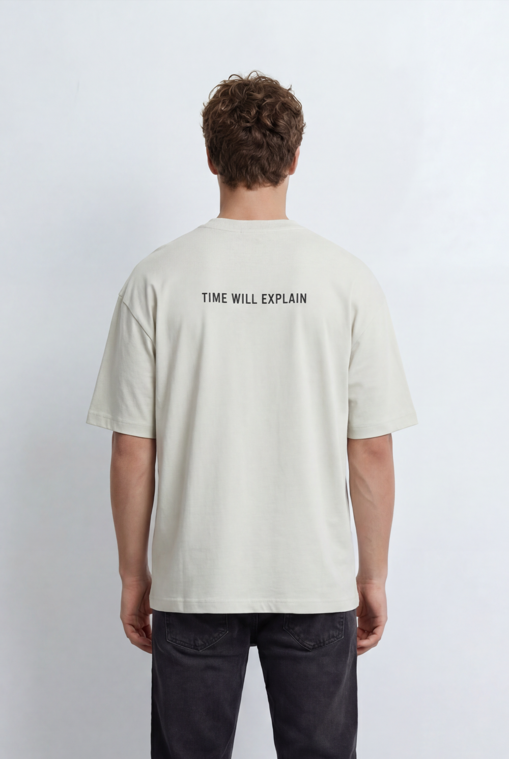 Men’s Tomato Store Oversized T-Shirt Featuring Small Front Typography Print