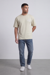 Men’s Tomato Store Sound Change T-Shirt Large Back Music Note Artwork Change Typography Brushed Print