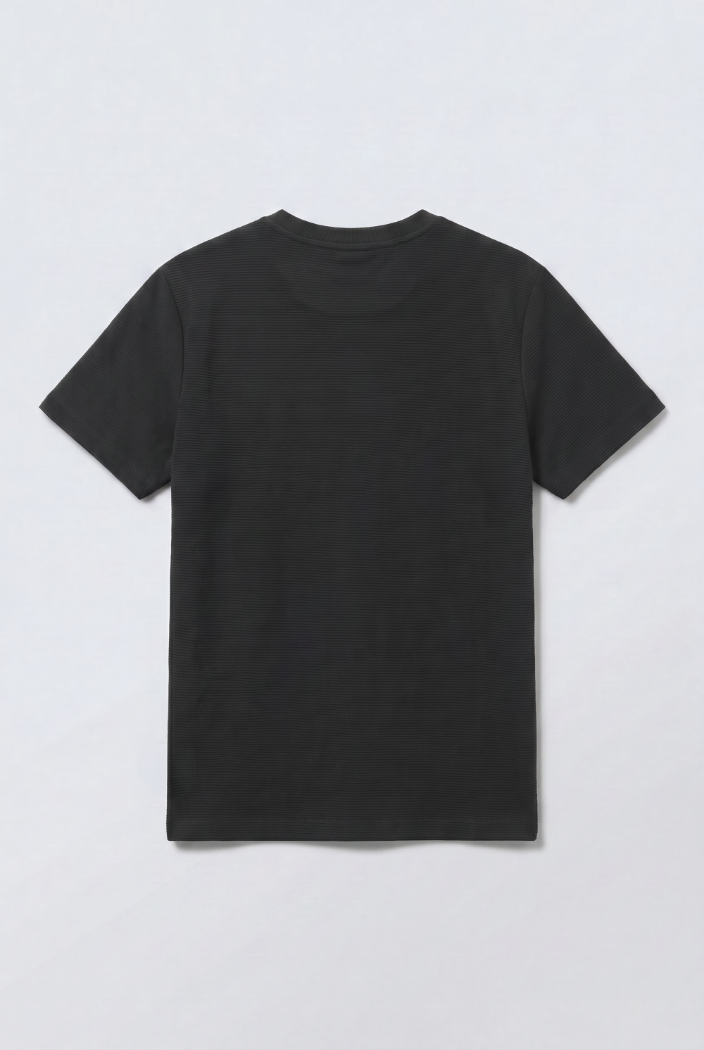 Men’s Tomato Store Slim Fit Textured Micro Rib Tailored Breathable Fabric Everyday Premium Basic T-Shirt