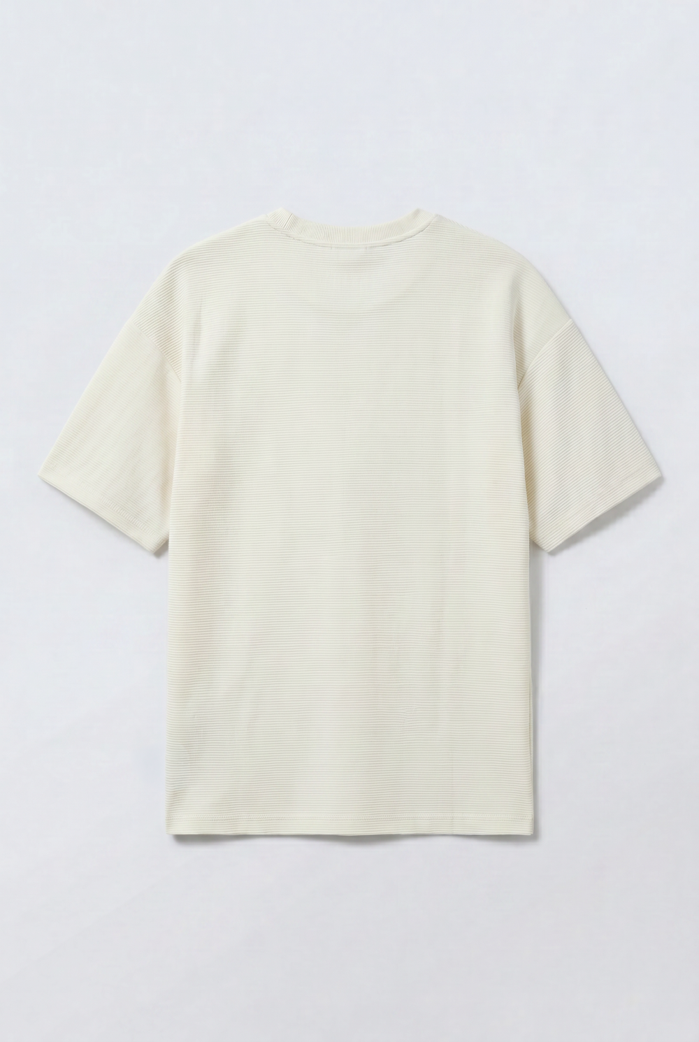 Men’s Tomato Store Slim Fit Textured Micro Rib Tailored Breathable Fabric Everyday Premium Basic T-Shirt
