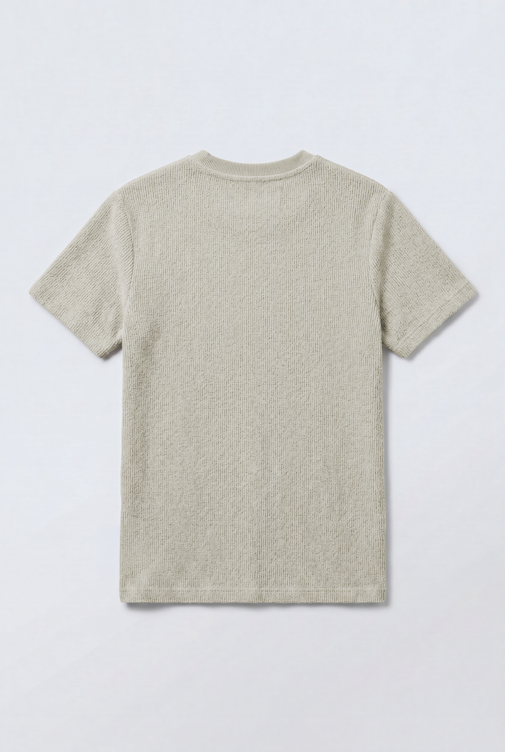 Men’s Tomato Store Knit Texture Open Weave Surface Breathable Elevated Everyday T-Shirt