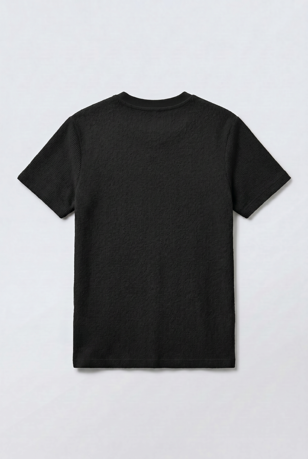 Men’s Tomato Store Knit Texture Open Weave Surface Breathable Elevated Everyday T-Shirt