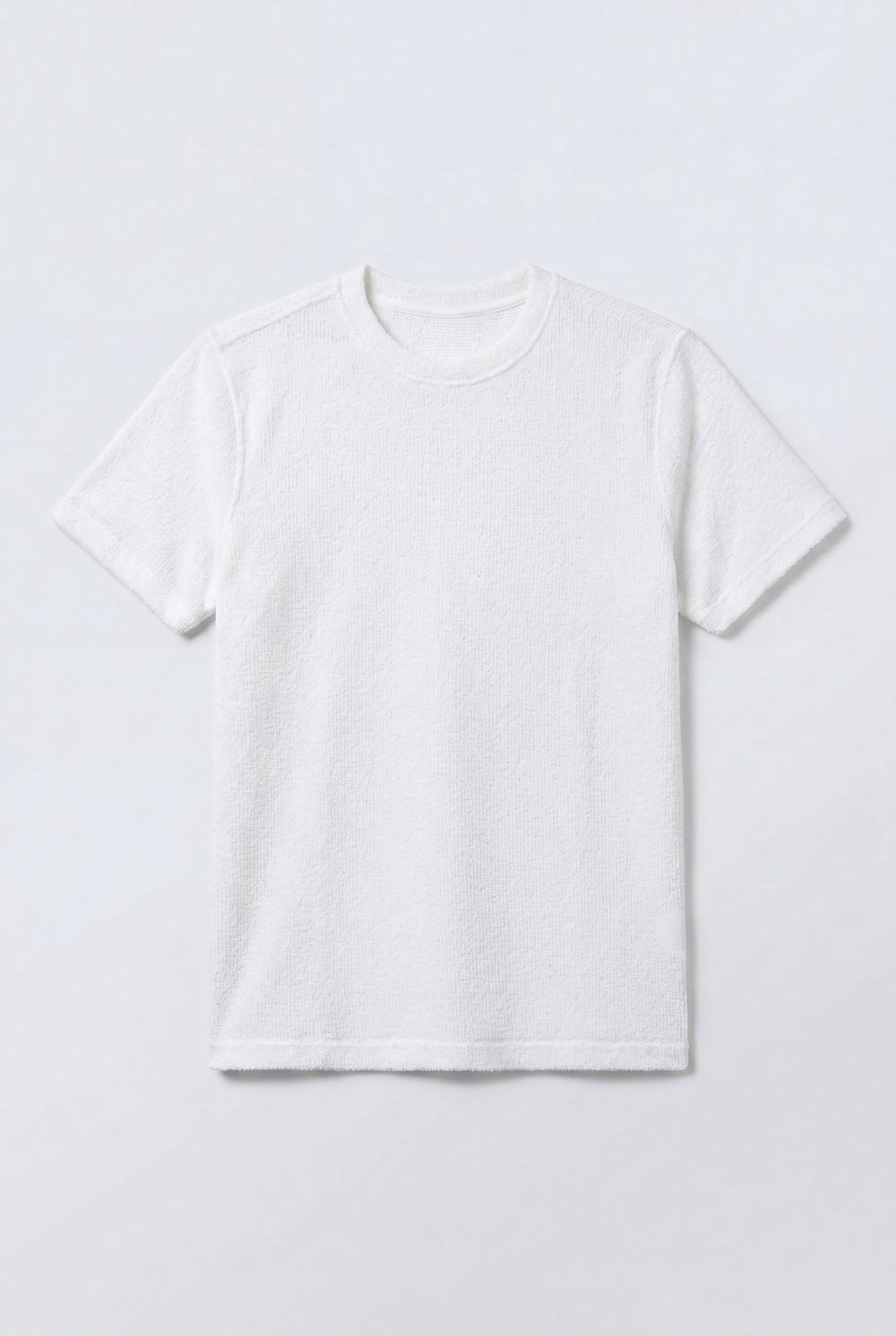 Men’s Tomato Store Knit Texture Open Weave Surface Breathable Elevated Everyday T-Shirt