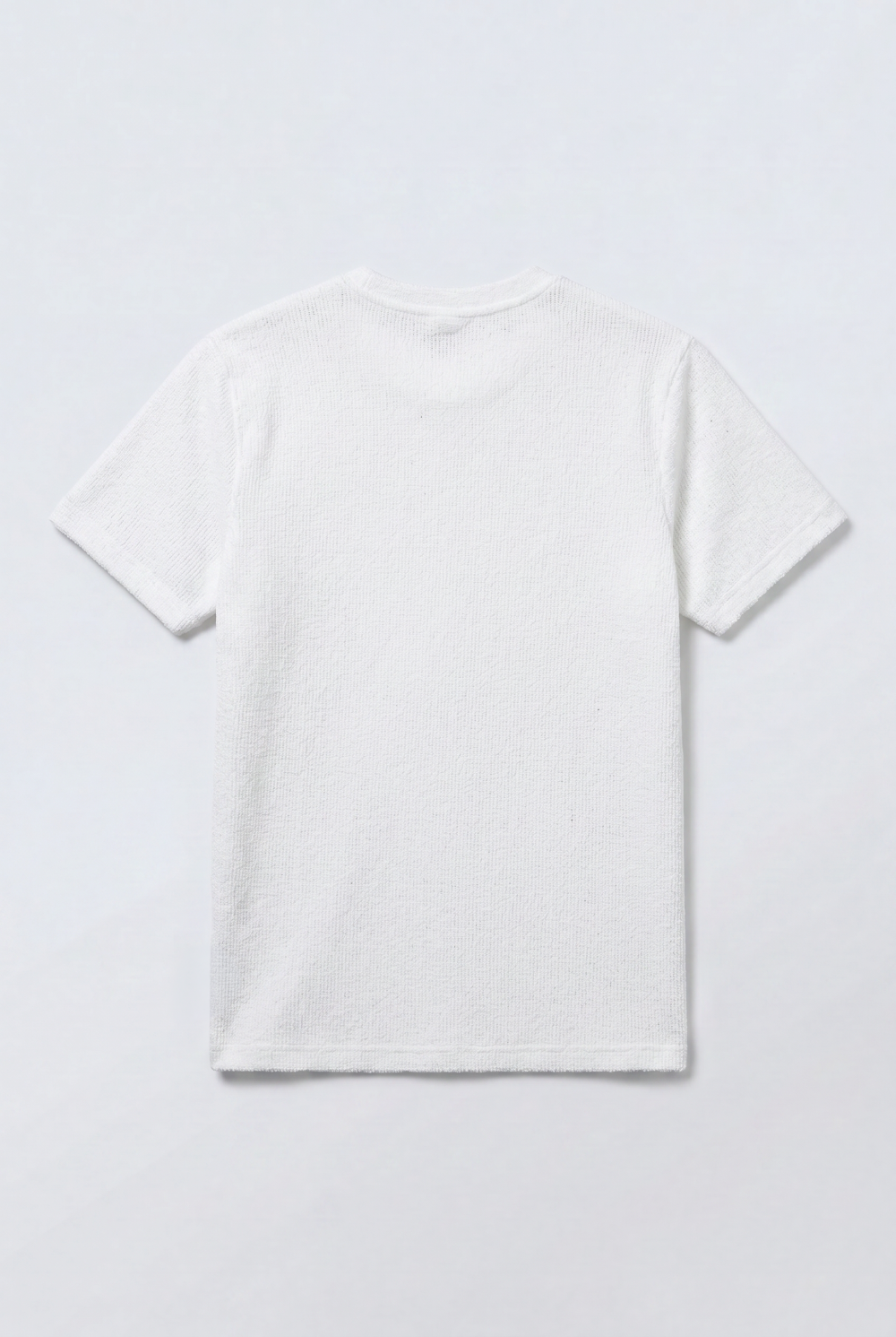 Men’s Tomato Store Knit Texture Open Weave Surface Breathable Elevated Everyday T-Shirt