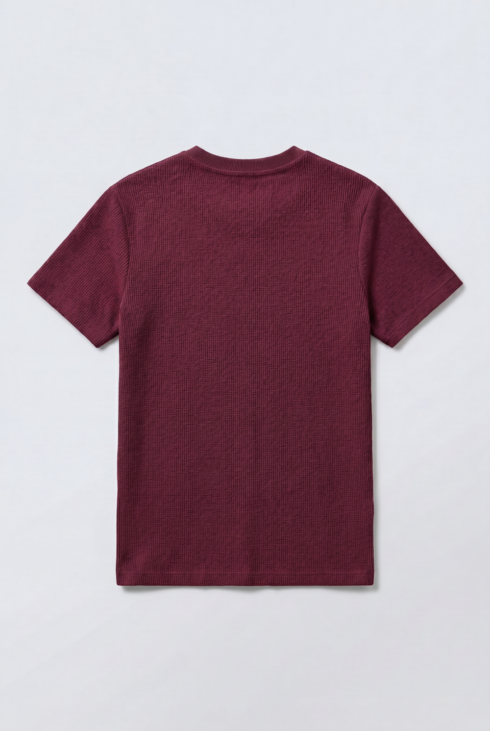 Men’s Tomato Store Knit Texture Open Weave Surface Breathable Elevated Everyday T-Shirt