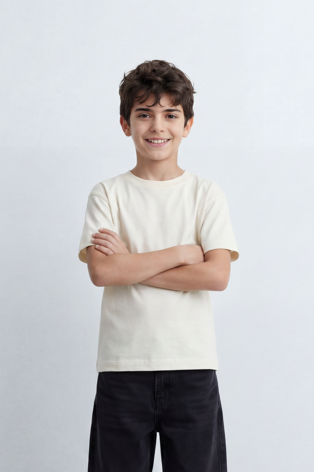 Boy's Tomato Store Debris Burst T-Shirt Made From Soft Cotton Knit Fabric Featuring Large Back Typography Print Distressed Speckle Splash Artwork