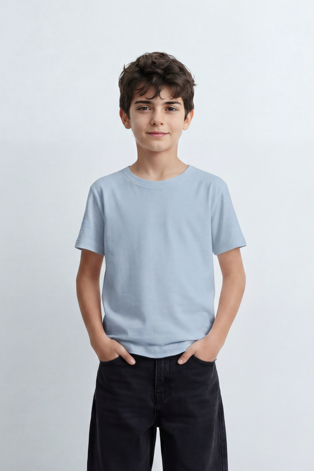 Boy's Tomato Store Debris Burst T-Shirt Made From Soft Cotton Knit Fabric Featuring Large Back Typography Print Distressed Speckle Splash Artwork