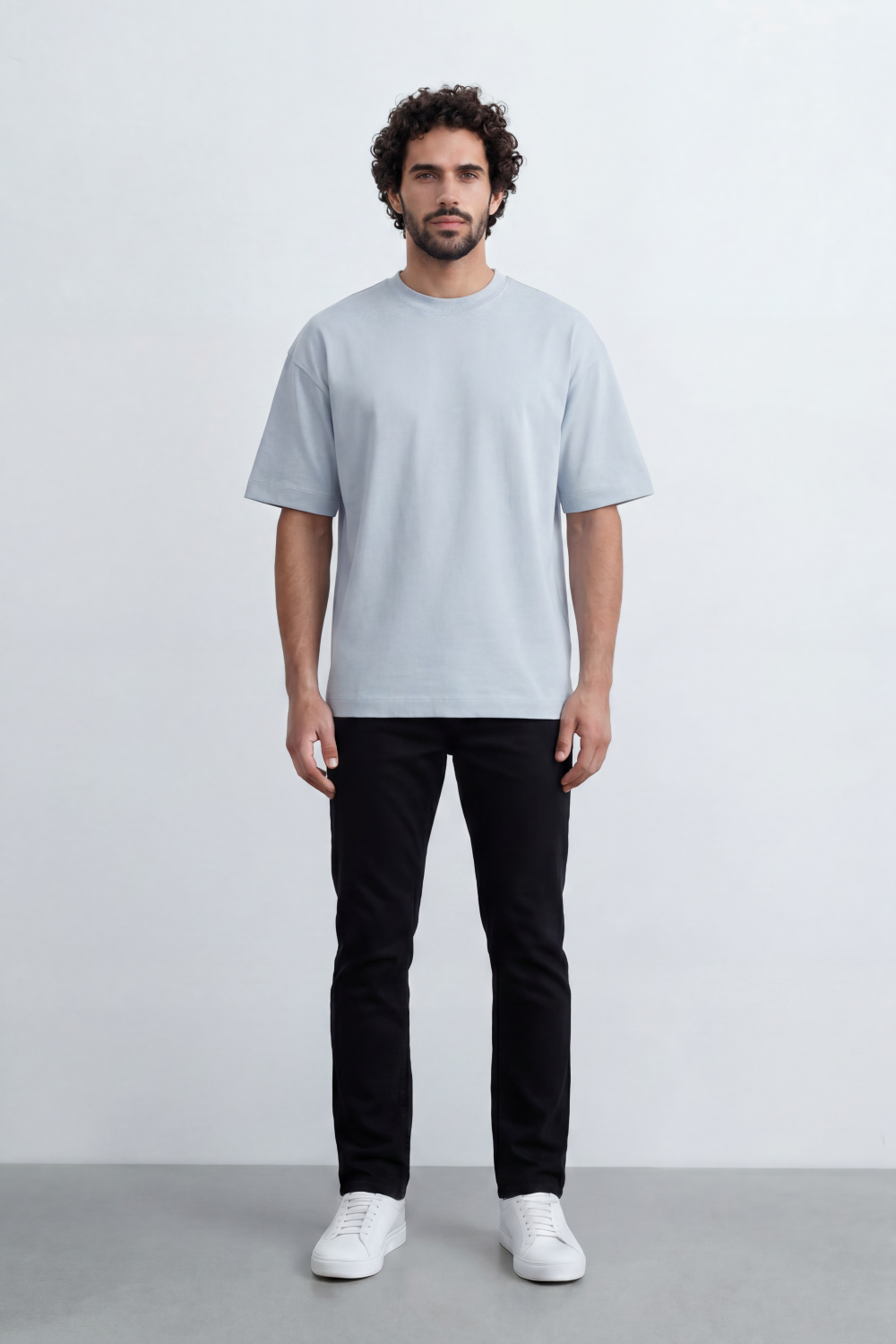 Men’s Tomato Store Debris Splash Back Print T-Shirt Texture Solid Dyed Surface Front Minimal Finish Large Back Typography Relaxed Fit