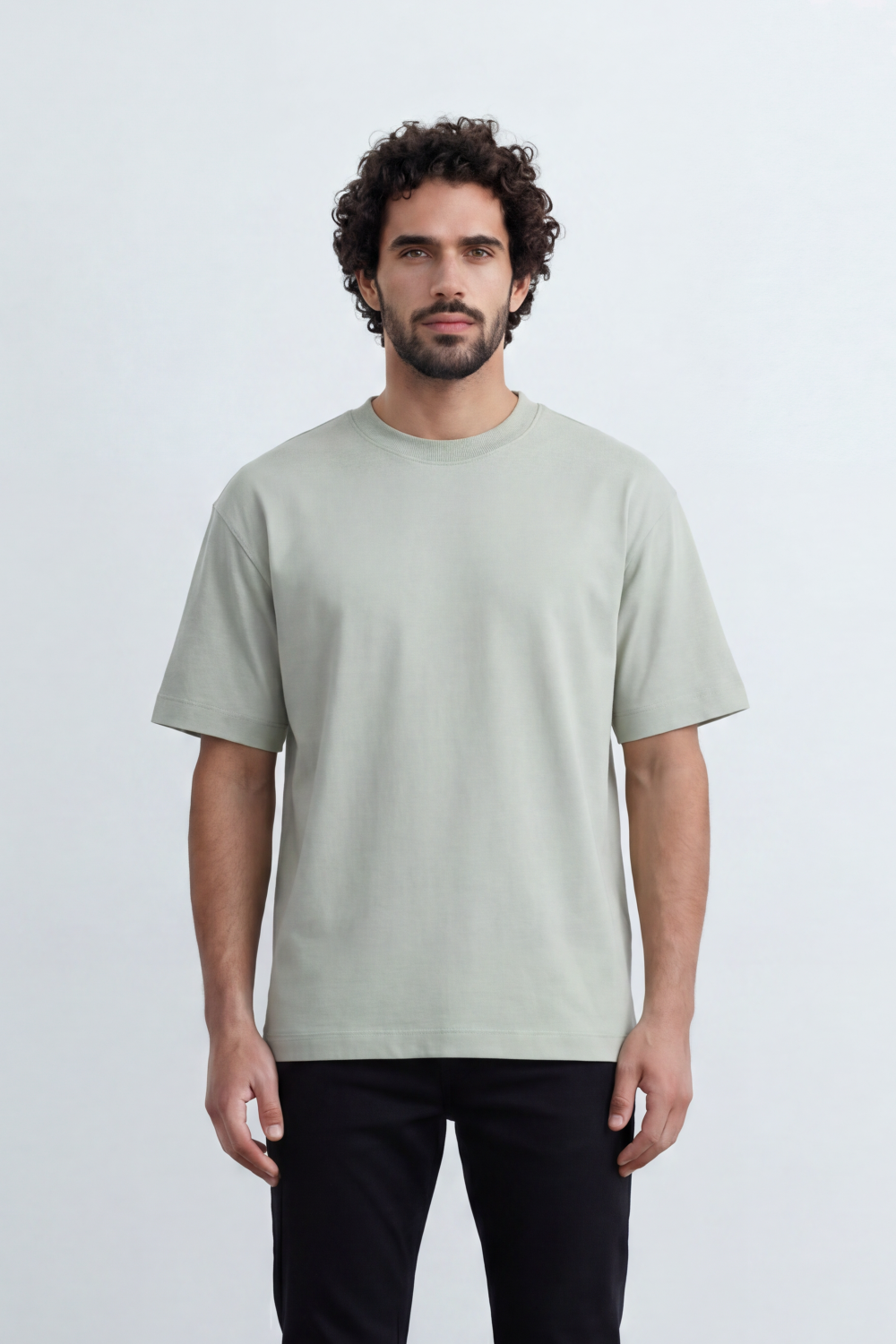 Men’s Tomato Store Debris Splash Back Print T-Shirt Texture Solid Dyed Surface Front Minimal Finish Large Back Typography Relaxed Fit
