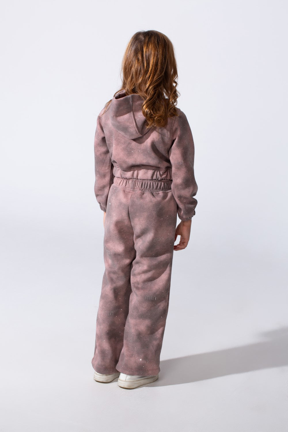 Girl's Melton Slim Fit Galaxy Wash Two-Piece Outfit Set