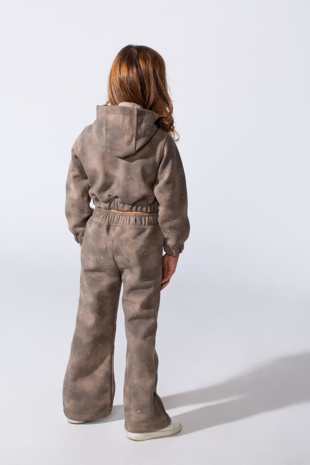 Girl's Melton Slim Fit Galaxy Wash Two-Piece Outfit Set
