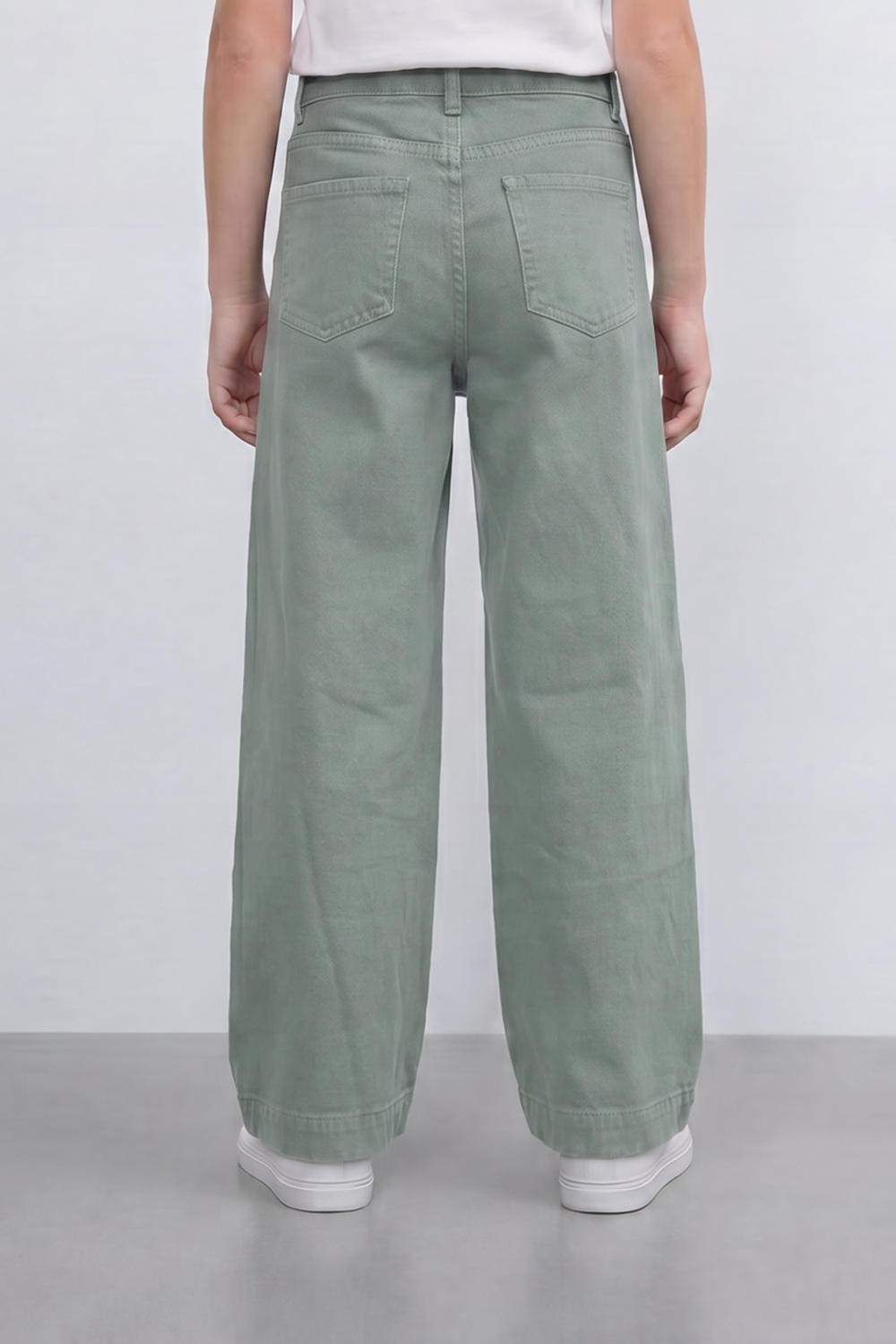 Girl's Tomato Store Stardust Pants Rhinestone Star Artwork Around The Front Pockets Washed Grain