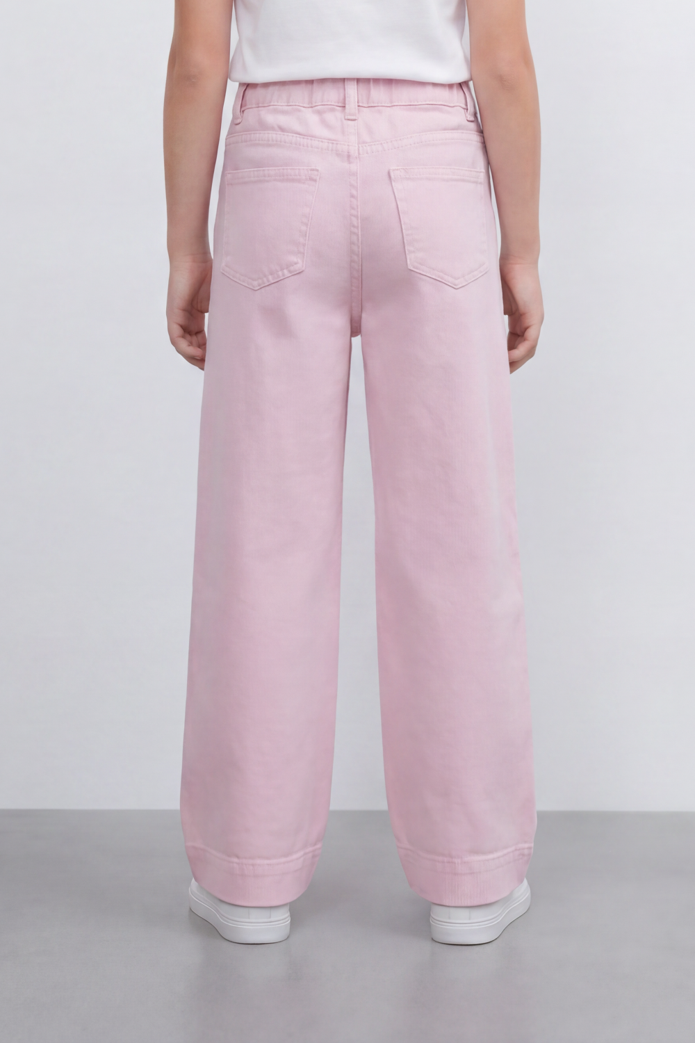 Girl's Tomato Store Stardust Pants Rhinestone Star Artwork Around The Front Pockets Washed Grain