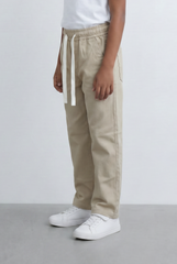 Boy's Tomato Store Drawstring Twill Elastic Waist Comfort Boyfriend Fit Pants