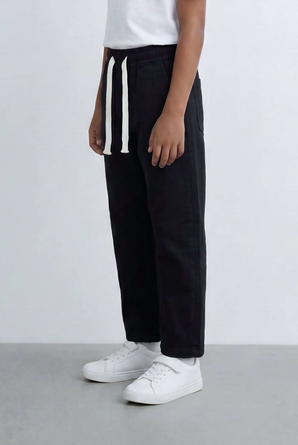 Boy's Tomato Store Drawstring Twill Elastic Waist Comfort Boyfriend Fit Pants