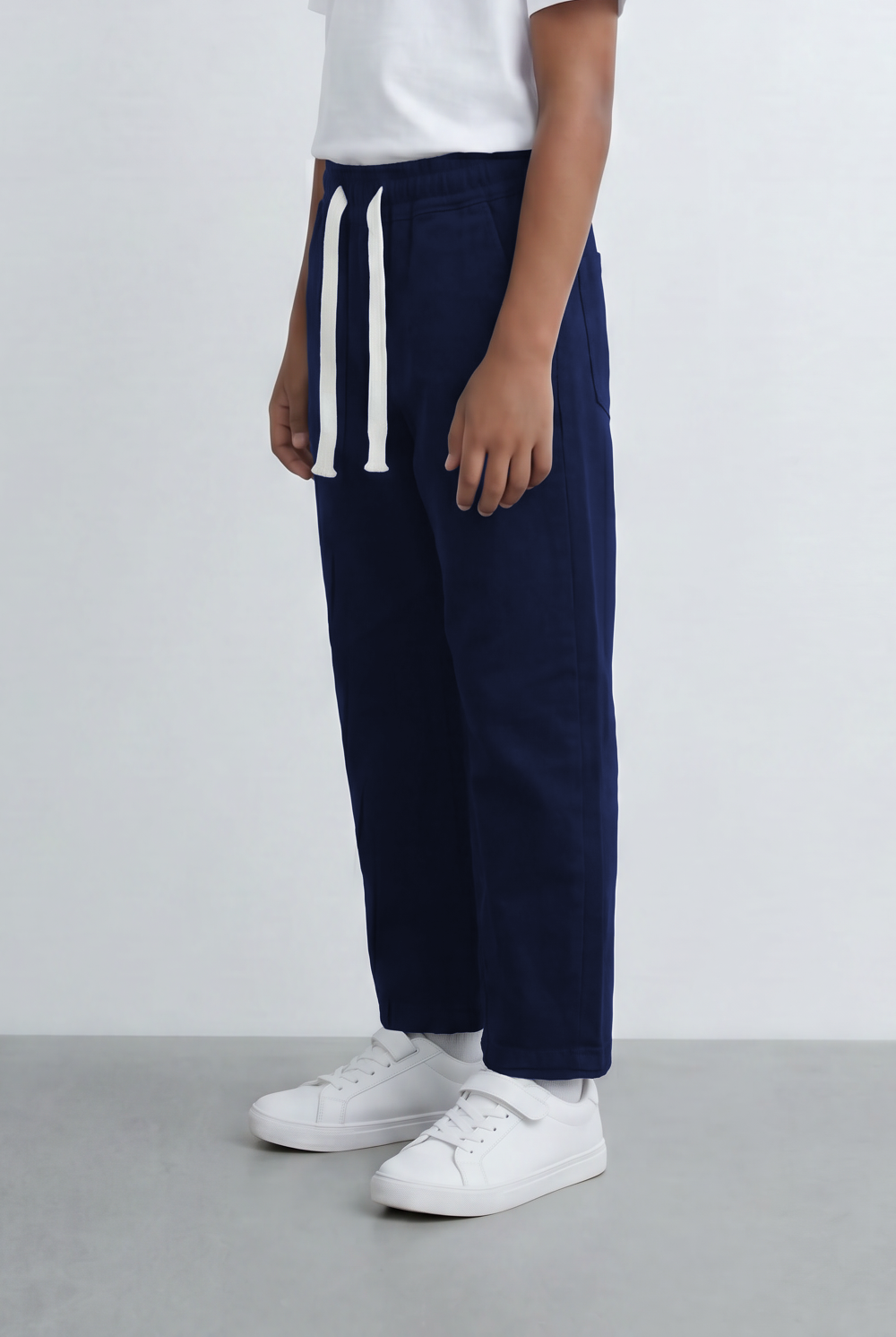 Boy's Tomato Store Drawstring Twill Elastic Waist Comfort Boyfriend Fit Pants