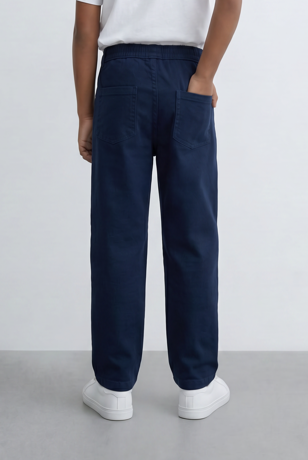 Boy's Tomato Store Drawstring Twill Elastic Waist Comfort Boyfriend Fit Pants