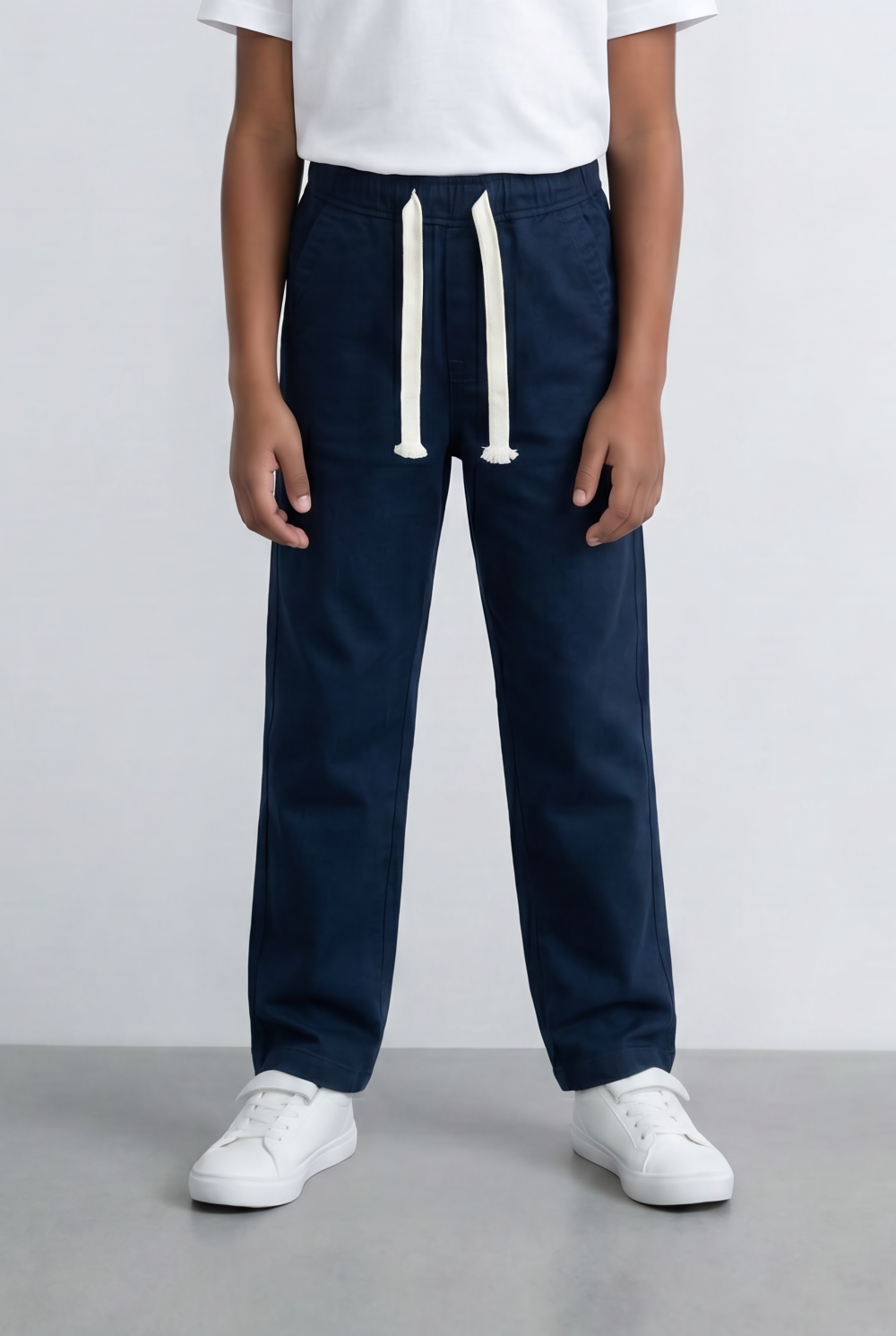 Boy's Tomato Store Drawstring Twill Elastic Waist Comfort Boyfriend Fit Pants