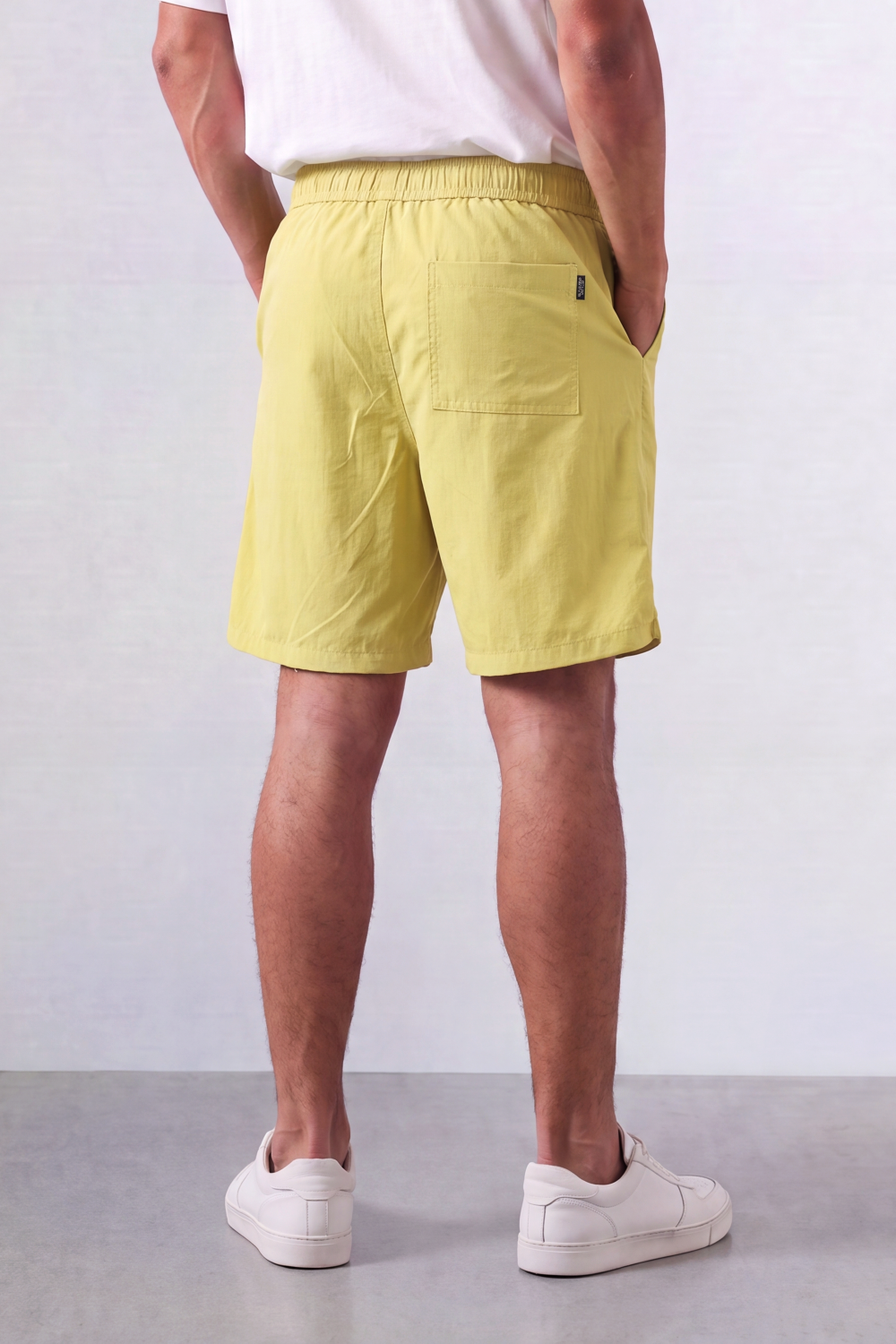 Men’s Tomato Store Win Wave Shorts Light Crinkle Surface Contrast Drawcord Side Pockets Small Win Win Leg Print Waterproof