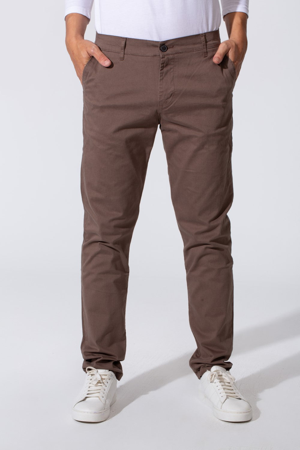 Men's Tomato Store Simple Style for Every Day Slim Fit Slant Side Pockets Pants