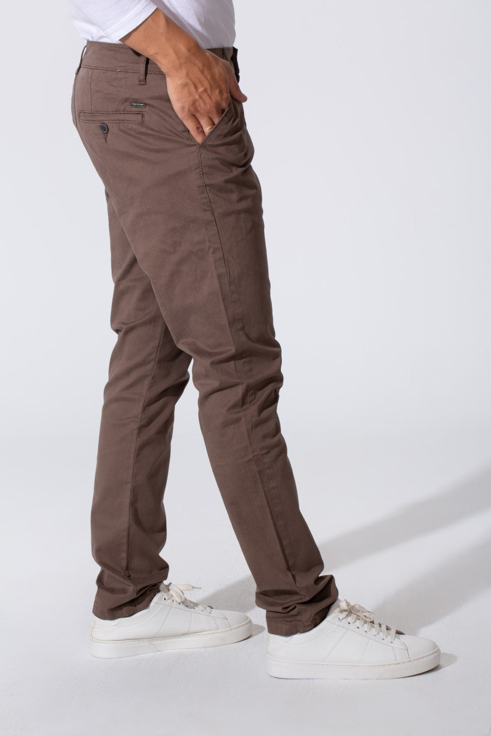 Men's Tomato Store Simple Style for Every Day Slim Fit Slant Side Pockets Pants