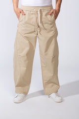 Men's Waterproof Elastic Waistband With Side Pockets Comfy Daily Wear Wide Leg Pants