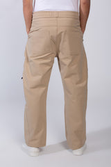 Men's Modern With Zipper Pockets Elasticated waistband Gabarden Fabric comfortable Wide Leg Pants