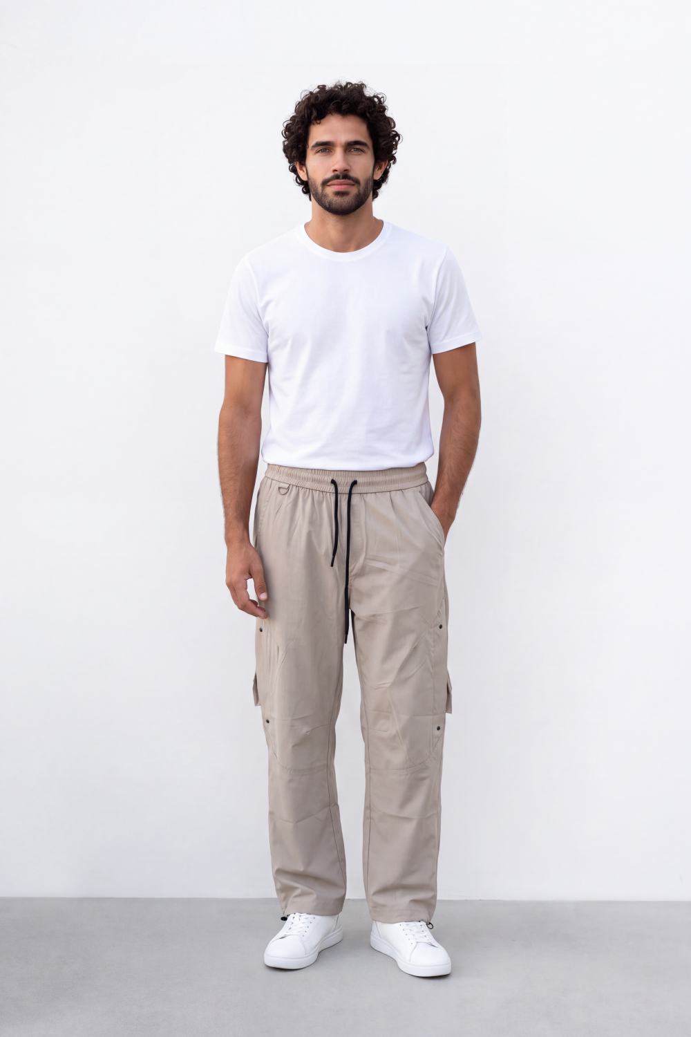 Men's Tomato Store Utility Cargo Pants Waist Side Cargo Pocket D-Ring Detail Waterproof Sherwal