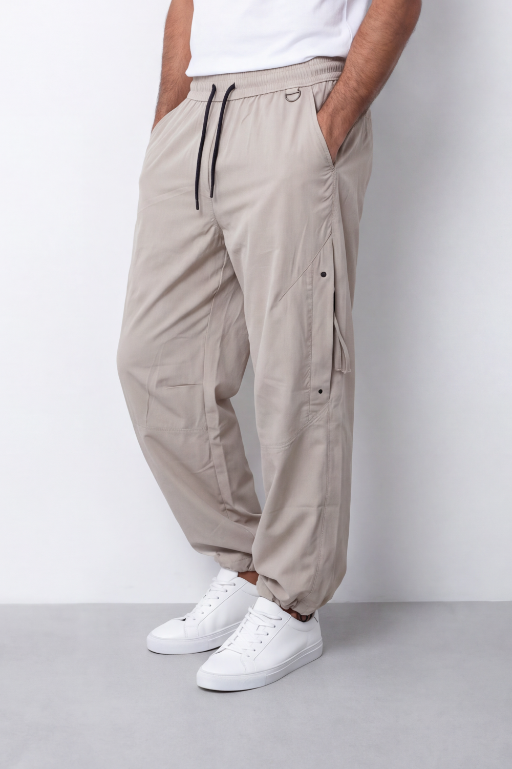 Men's Tomato Store Utility Cargo Pants Waist Side Cargo Pocket D-Ring Detail Waterproof Sherwal