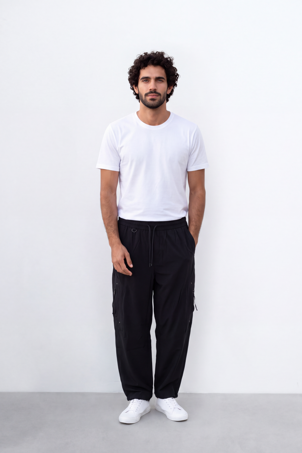 Men's Tomato Store Utility Cargo Pants Waist Side Cargo Pocket D-Ring Detail Waterproof Sherwal