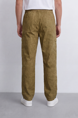Men's Tomato Store Lightweight Crinkle Sherwal Pants Elastic Drawstring Waist Utility Flap Pockets
