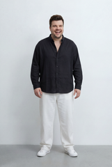 Men’s Tomato Store Big Size Button Down Basic Shirt Clean Tailored Shape Classic Collar Design