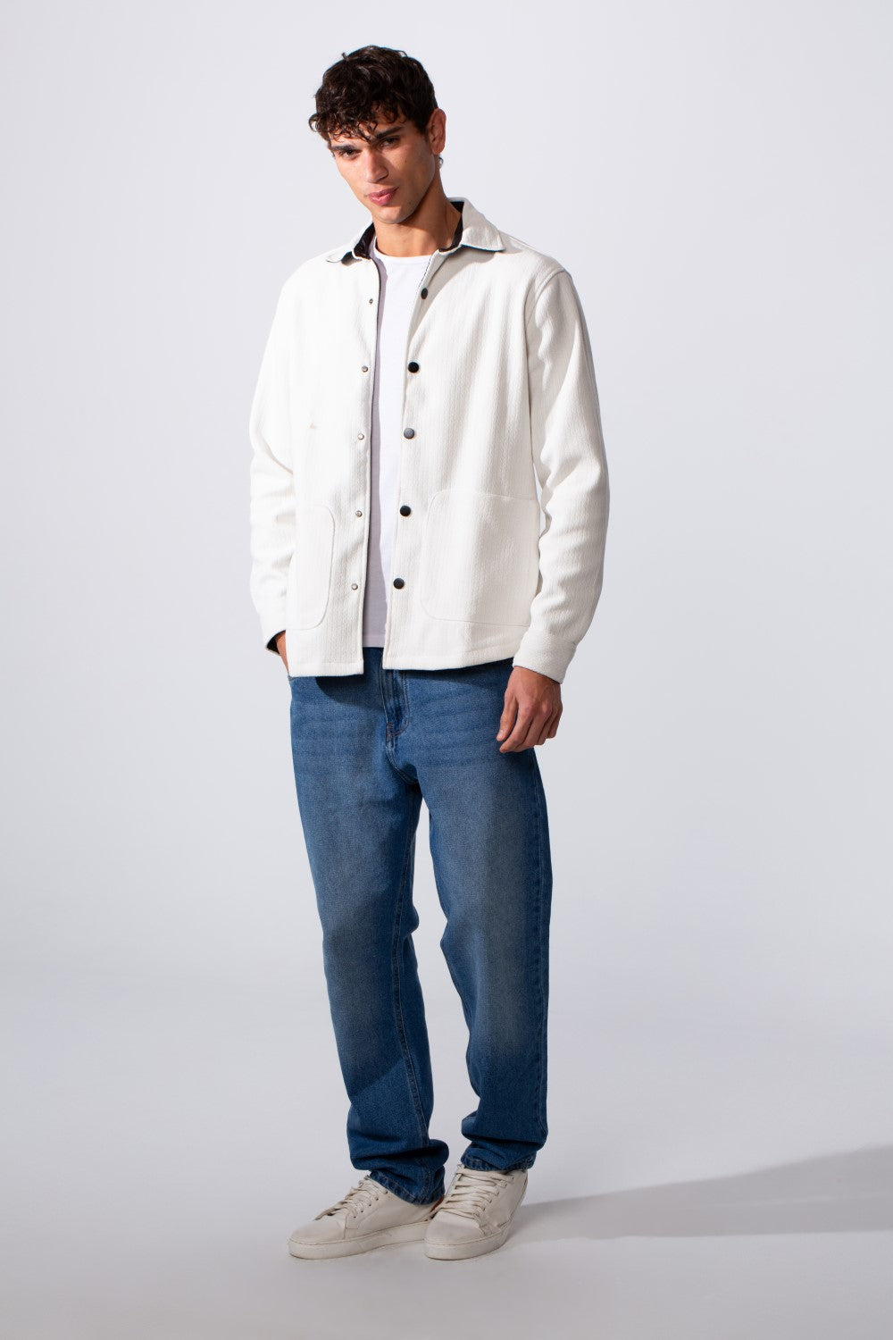 Men's Velvet Long Sleeve Regular Fit Winter Shirt