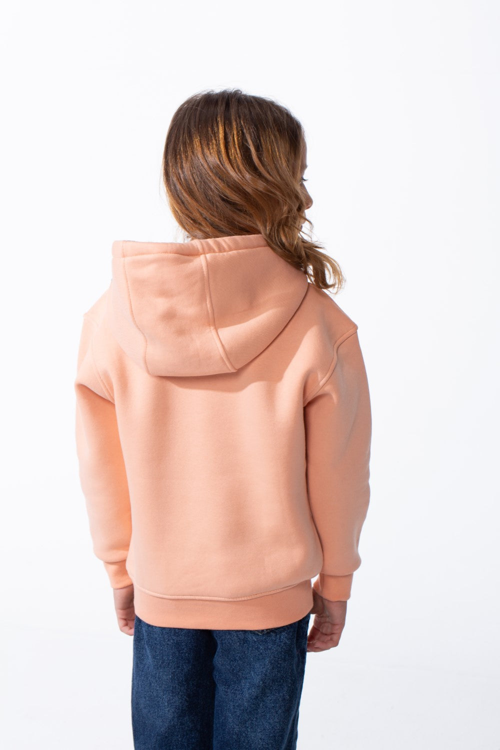 Girl's Oversized Crew Neck Ribbed Cuffs Bold Chest Graphic Sweatshirt