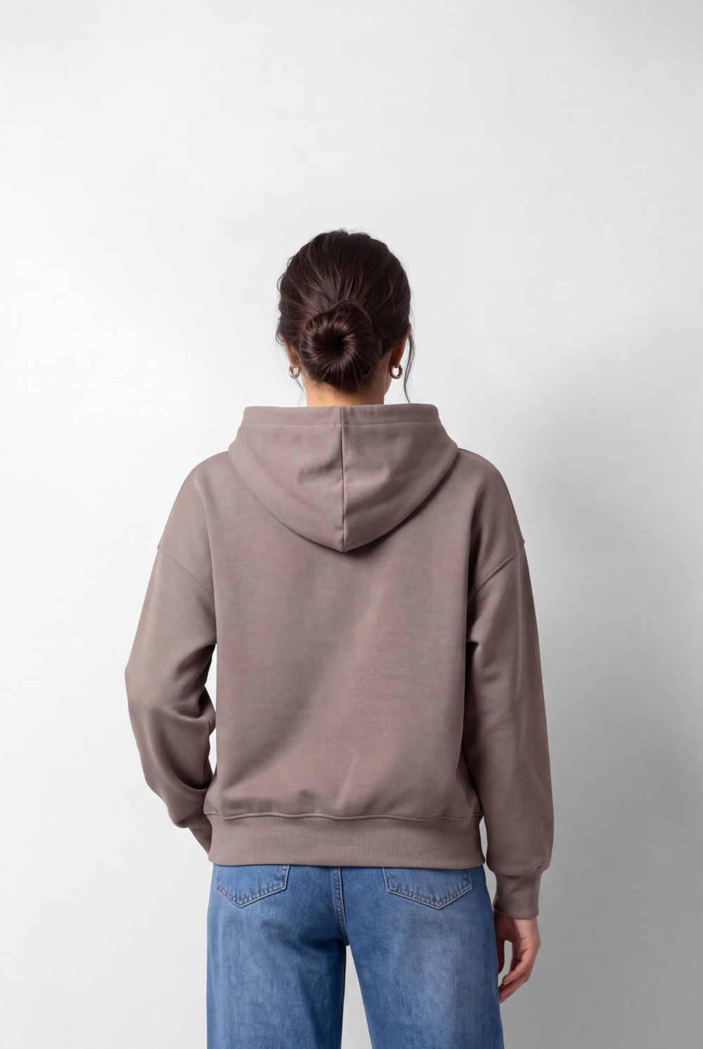 Women's Tomato Store Zip Sweatshirt Hooded Design Split Kangaroo Pockets