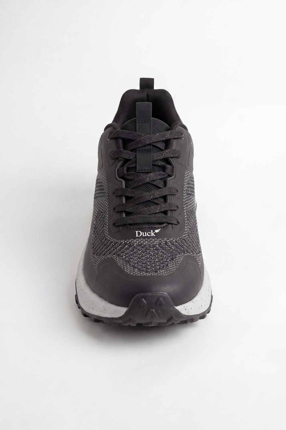 Men's Tomato Store Asphalt Trail Sneakers Digital Grid Surface Wrapped Dynamic Wave Panels Speckled Raised Sole Rugged Grip Bigsize Duck Shoes