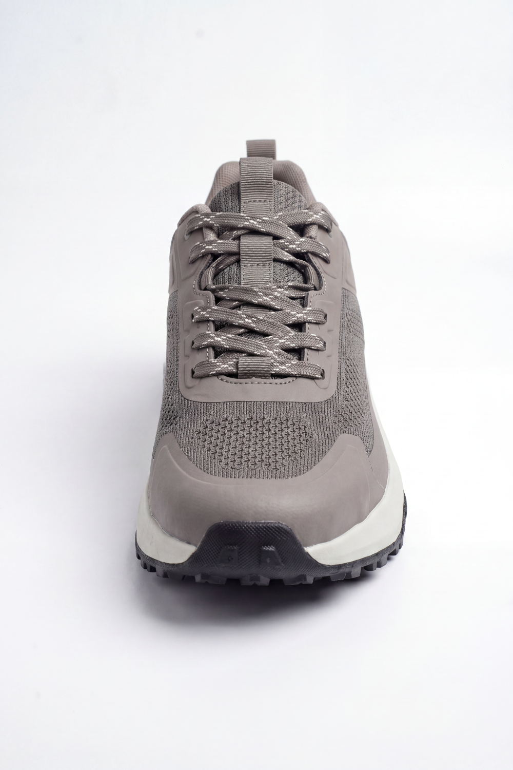 Men's Tomato Store Asphalt Trail Sneakers Digital Grid Surface Wrapped Dynamic Wave Panels Speckled Raised Sole Rugged Grip Bigsize Duck Shoes