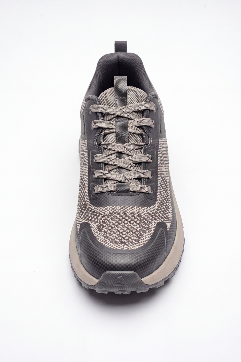 Men's Tomato Store Asphalt Trail Sneakers Digital Grid Surface Wrapped Dynamic Wave Panels Speckled Raised Sole Rugged Grip Bigsize Duck Shoes