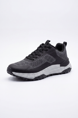 Men's Tomato Store Asphalt Trail Sneakers Digital Grid Surface Wrapped Dynamic Wave Panels Speckled Raised Sole Rugged Grip Big size Duck Shoes