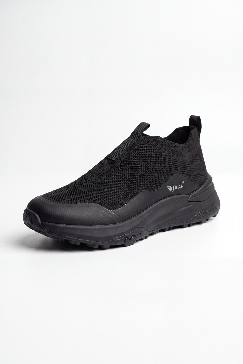 Men's Tomato Store Performance Knit Slip-On Sneakers Breathable Mesh Upper Pull-Tab Detail Duck Shoes