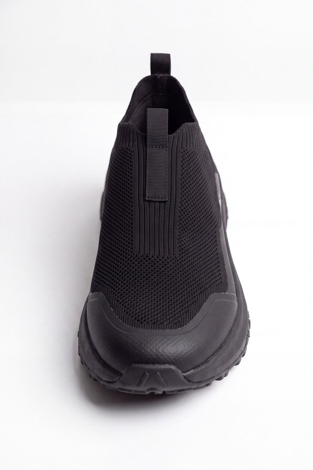 Men's Tomato Store Performance Knit Slip-On Sneakers Breathable Mesh Upper Pull-Tab Detail Duck Shoes