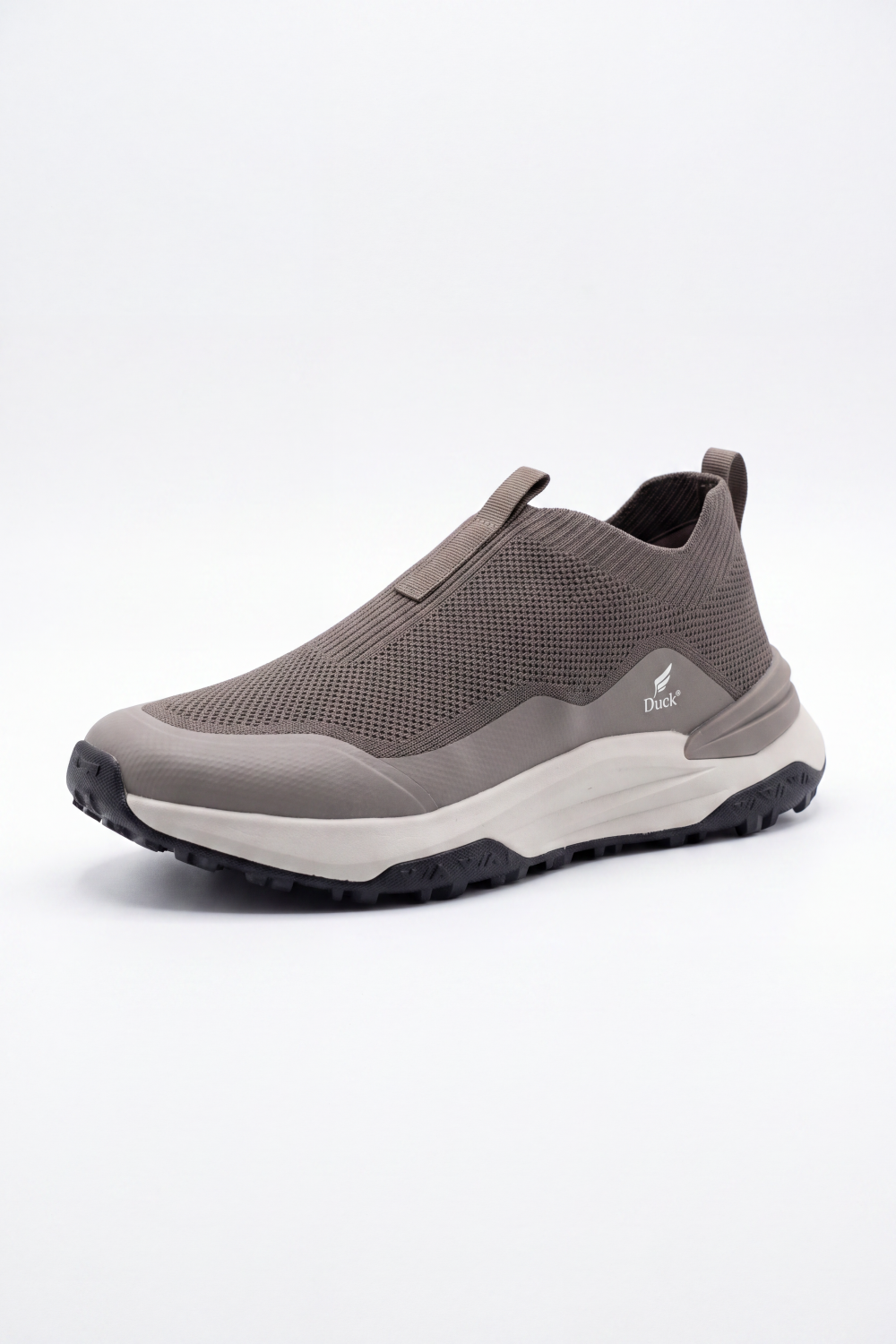 Men's Tomato Store Performance Knit Slip-On Sneakers Breathable Mesh Upper Pull-Tab Detail Duck Shoes