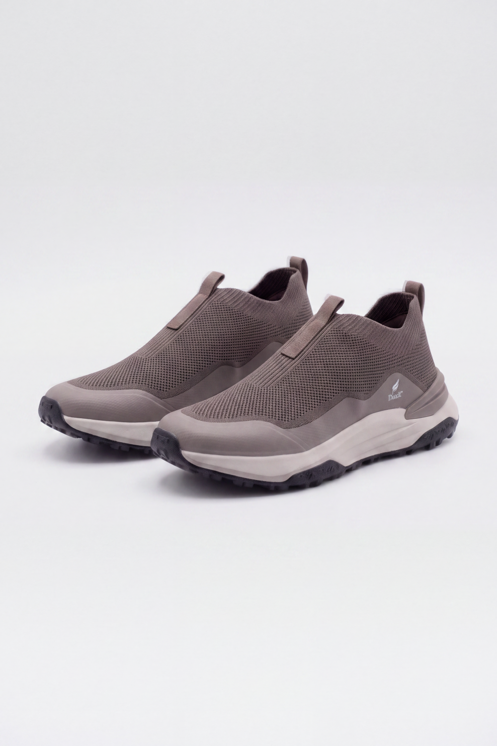 Men's Tomato Store Performance Knit Slip-On Sneakers Breathable Mesh Upper Pull-Tab Detail Duck Shoes