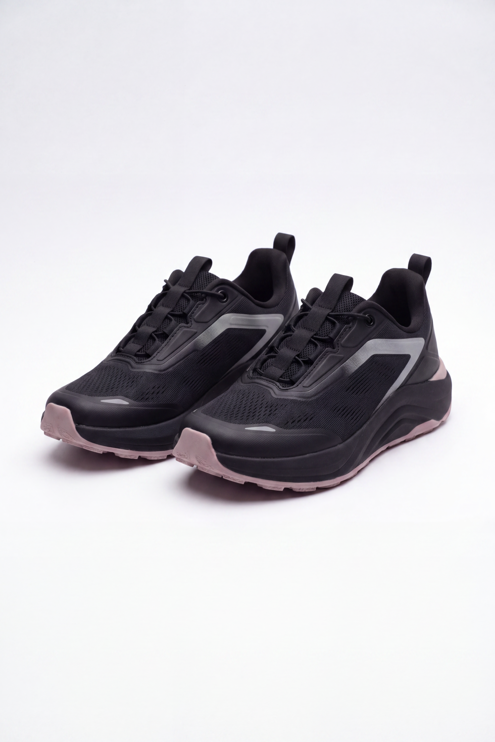 Women's Tomato Store Aero Blade Duck Shoes Sneakers Perforated Grid Texture Across The Upper Sharp Side Overlay Panels Lace Up Front