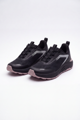 Women's Tomato Store Aero Blade Duck Shoes Sneakers Perforated Grid Texture Across The Upper Sharp Side Overlay Panels Lace Up Front
